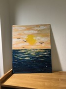 Obraz na płótnie - zachód słońca