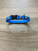 obroża dla psa niebieska 