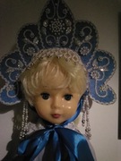 Stara zabawka Prl kolekcja lalka Rosjanka piękna