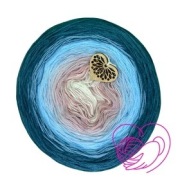 Motki Ombre Bawełna Akryl 4 Nitki 1000 m Magiczne Sploty