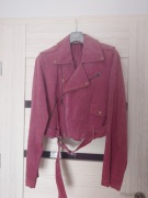 Kurtka skóra naturalna różowa r.40 Orsay