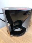 Dripper Melitta 6761018 czarny,  uchwyt do kawy na torebki filtracyjne 