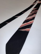 LEONARD PARIS jedwabny krawat UNIKAT 