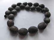 Bursztynowe korale naszyjnik naturalny piękny bursztyn bałtycki