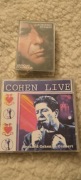 2 x Leonard Cohen płyta CD live plus kaseta stan dobry 