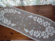 Szydełkowy bieżnik 130x 48