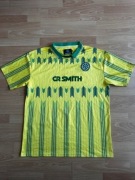 Vintage Celtic Football Shirt Large Yellow Home Kit 1989 1990