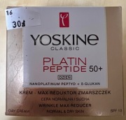 YOSKINE PLATIN PEPTIDE KREM cera sucha i normalna 50+ NOC