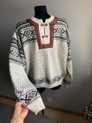 Nordstrikk sweter wełniany norweski scandi meski 100 % wełna wool XXL