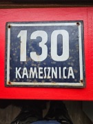 Tabliczka / Numer domu - PRL lata 60-te