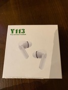 HF Zestaw słuchawkowy BLUETOOTH biały TWS Y113