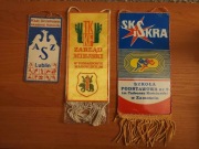 AZS Lublin i inne proporczyki z lat 80. - cena za całość