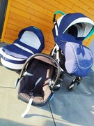 Wózek COLETTO  zestaw  2 w 1. Fotelik samochodowy 