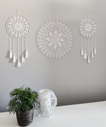 Łapacz snów, szydełkowany ręcznie