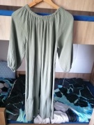 Sukienka zielona muślin