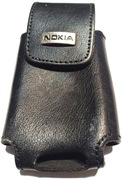 Futerał-kabura Nokia na telefon,skóra,czarny,używ.