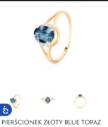 Pierścionek z topazem