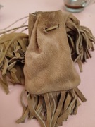 Sakiewka podróżnika skorzana 9 cm