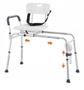 Przesuwna ławka transferowa do wanny VEVOR