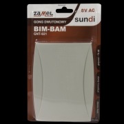 ZAMEL BIM-BAM GNT-921 8V GONG DWUTONOWY BEŻOWY