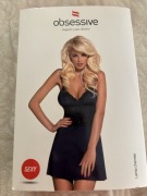 Komplet koszulka stringi Obsessive lamia chemise L/XL