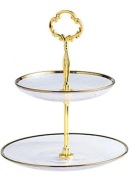 Stojak na desery, ciasta, owoce + talerz komplet