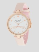 Kate Spade Holland women's rose gold pink leather cat ksw 9049