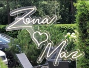 Napis LED Żona & Mąż 