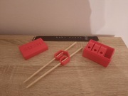 Zestaw do sushi | uchwyty do pałeczek + organizer | akcesoria sushi 3D