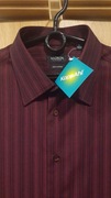 KappAhl koszula męska bordowa rozm. XL kołnierzyk 44