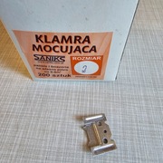 Klamerka boazeryjna klamra mocowanie zapinka do paneli boazerii 2mm 