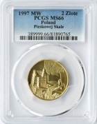 2 złote 1997r. MS 66
