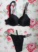 75C 75B M Victoria's Secret komplet bielizny push up 