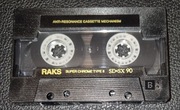 Kasety magnetofonowe -RAKS SD-SX Super Chrome Type II 90 nagrane 10szt