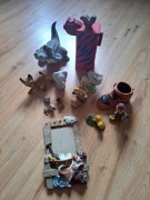 Zestaw figurek ozdób koty ramka na zdjęcie