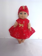 Sukienka dla lalki 32-36 cm 