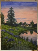 Obraz krajobraz 30cm x 40cm akryl 