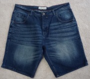 Spodnie jensowe krótkie męskie elastyczne 