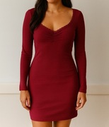 Czerwona sukienka M obcisła Sinsay 