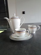 Serwis kawowy Feston kobalt porcelana Ćmielów 