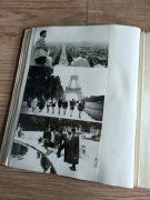Stary album ze zdjęciami plus wycinki z gazet 