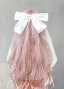 Welon Ślubny krótki na spince impreza Ślub Panieńskie