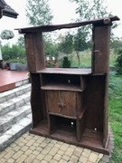 szafa/witryna rtv lity dąb