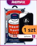 Szkło hartowane do iPhone 15 Apple Remax GL-27 9D 9H 