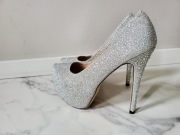 Lady Drama Queen Viral Sceniczne Diamenty High Heels Wysokie rozm 41.5