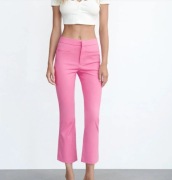 Zara spodnie capri 
