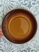 Tułowice Talerzyk Deserowy 17 cm Porcelit PRL Vintage Brązowy