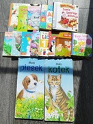 Książki, książeczki, zestaw książek dla dzieci, 15 sztuk