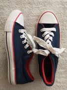 Granatowe buty sportowe trampki Sprandi 37