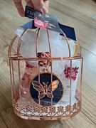 Zestaw kosmetyków damskich w ozdobne klatce Peony Gloss 5pak